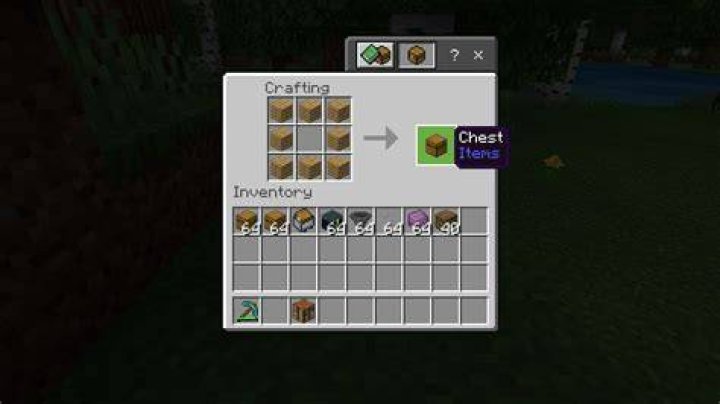 How to create chest in minecraft