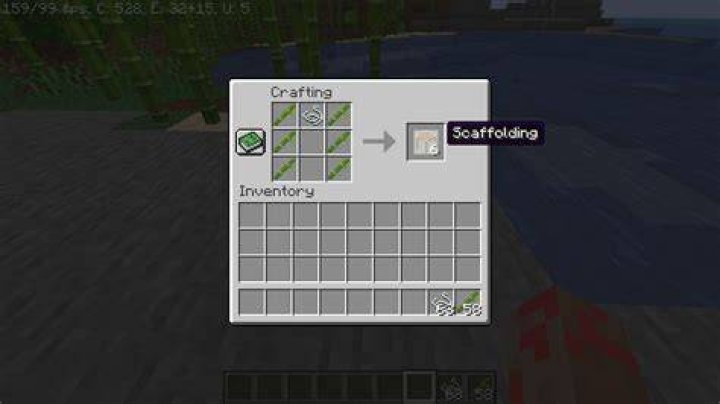 How to create scaffolding in minecraft