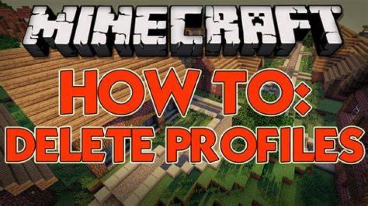 How to delete minecraft launcher profiles