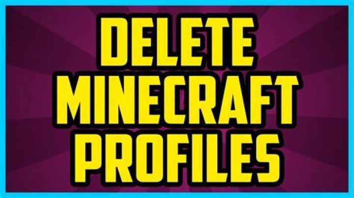 How to delete minecraft profiles 2019