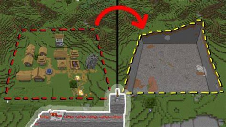 How to destroy a village in minecraft