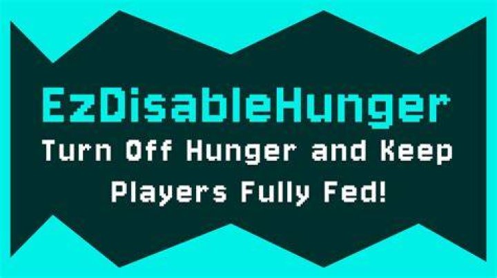 How to disable hunger in minecraft