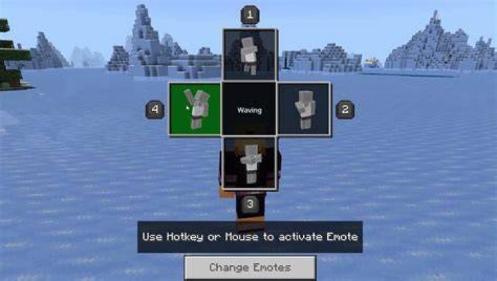 How to do emotes in minecraft