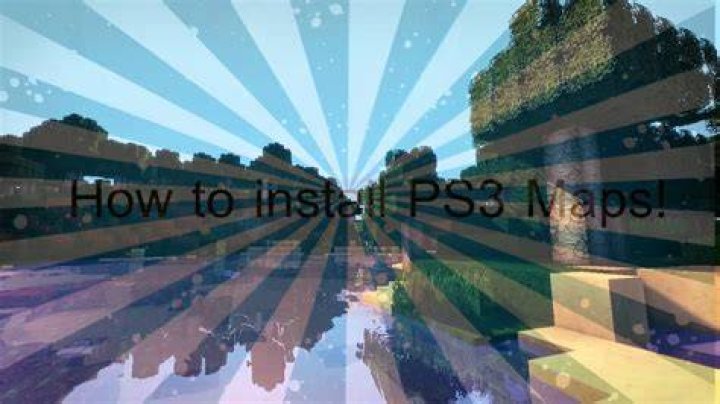 How to download maps on minecraft ps3