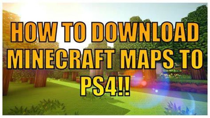 How to download minecraft ps4 maps