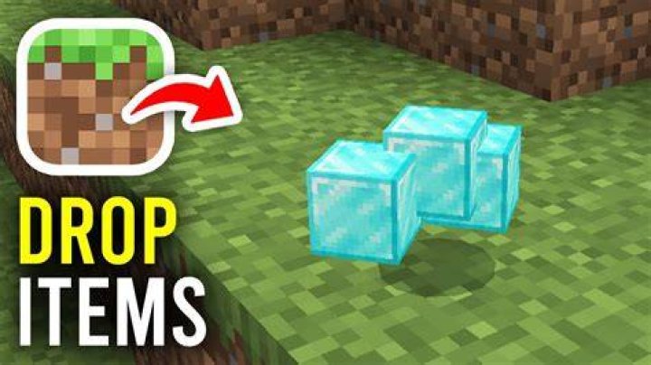 How to drop things in minecraft pe