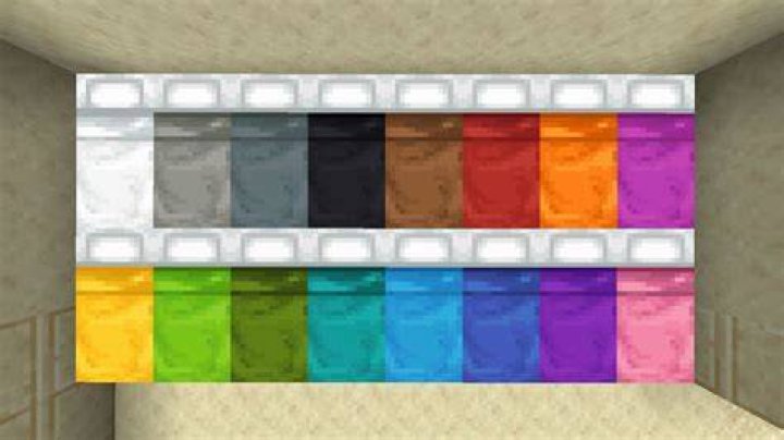 How to dye a bed in minecraft
