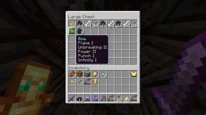 How to enchant a bow in minecraft