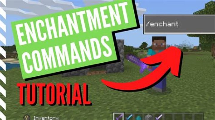 How to enchant in minecraft with commands
