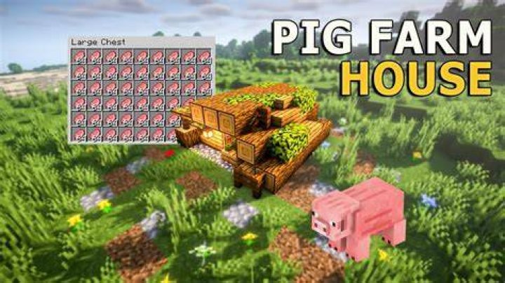 How to farm pigs in minecraft