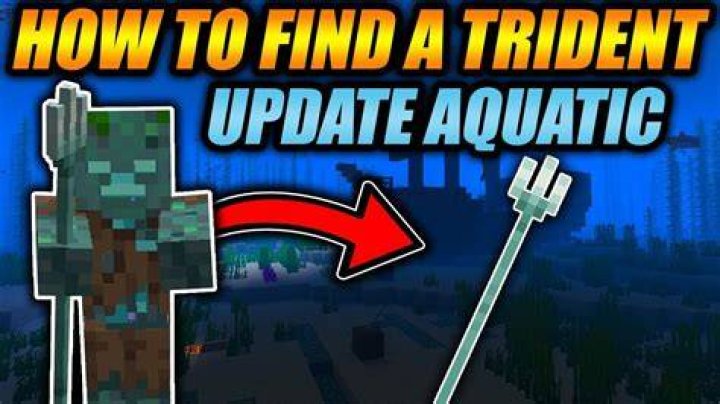 How to find a trident in minecraft