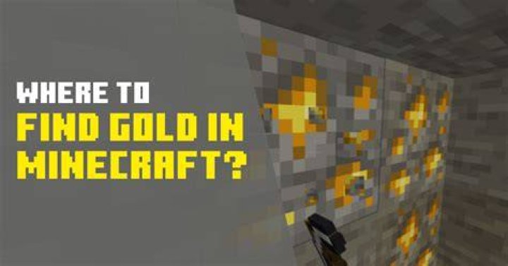 How to find gold on minecraft pe
