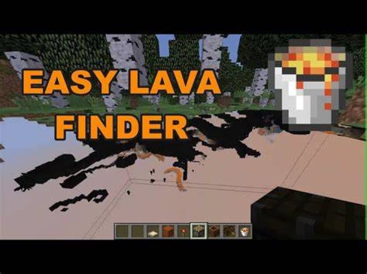 How to find lava in minecraft pe