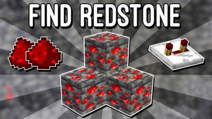 How to find redstone in minecraft pe