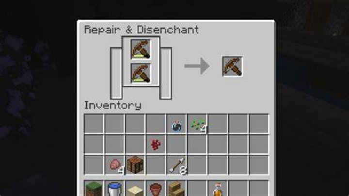 How to fix a crossbow in minecraft