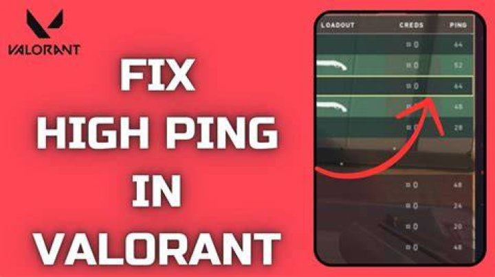 How to fix high ping valorant