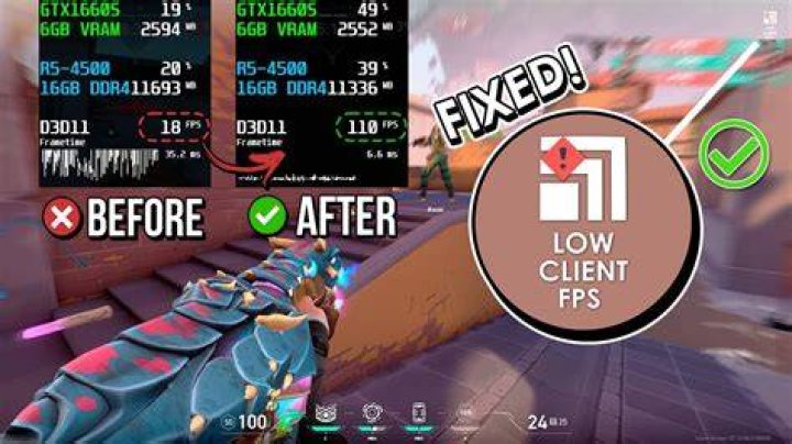How to fix low fps valorant