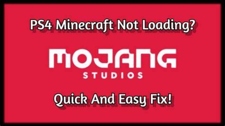 How to fix minecraft not loading ps4