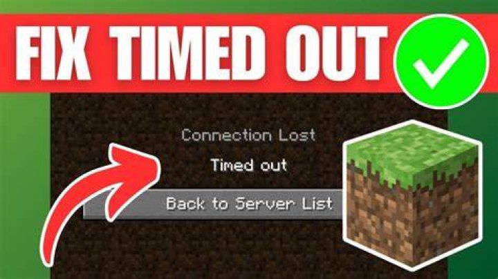 How to fix timed out minecraft