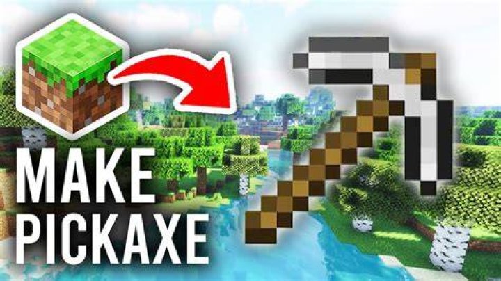How to get a pickaxe in minecraft