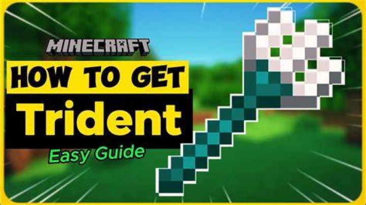 How to get a trident minecraft