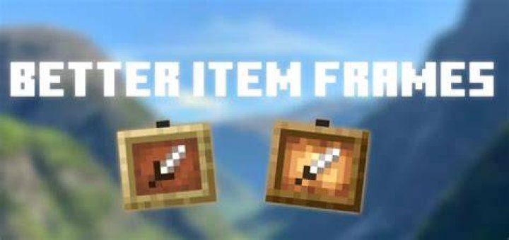 How to get better frames in minecraft