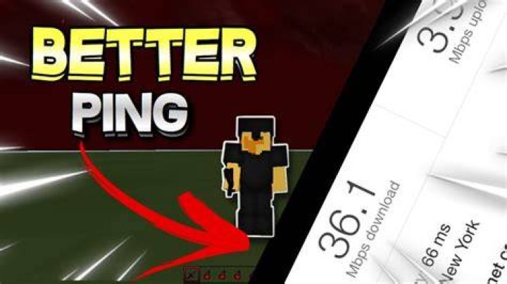How to get better ping on minecraft
