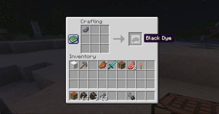 How to get black dye in minecraft