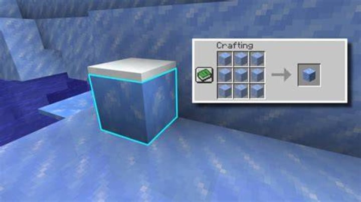 How to get blue ice in minecraft