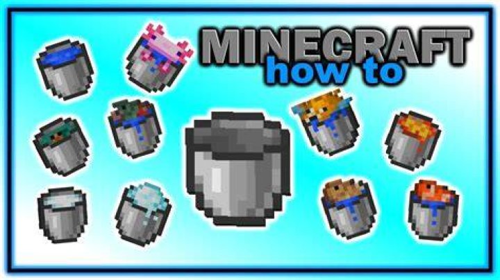 How to get buckets in minecraft
