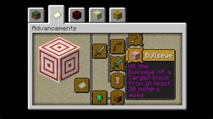 How to get bullseye achievement minecraft java