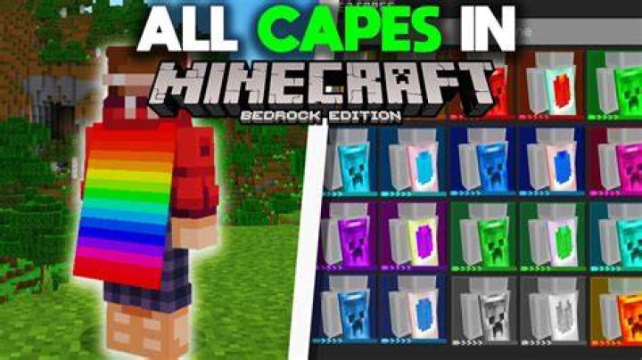 How to get capes in minecraft bedrock