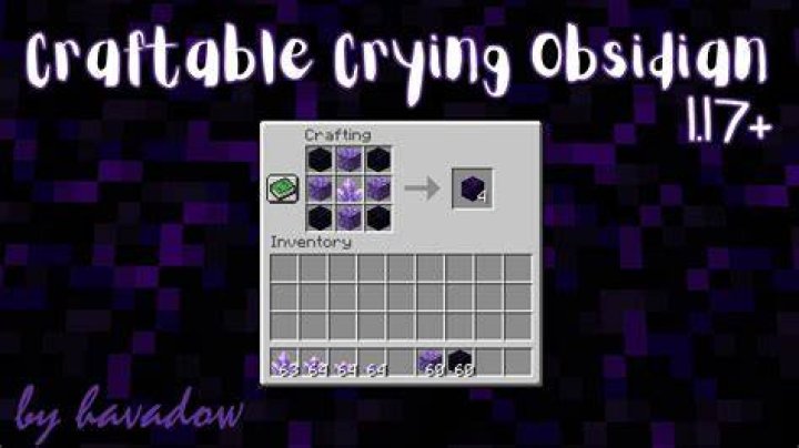 How to get crying obsidian in minecraft