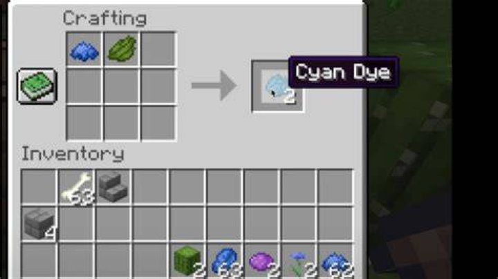 How to get cyan dye in minecraft