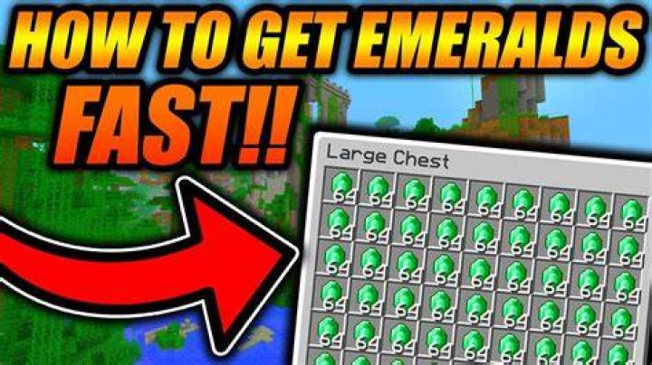 How to get emeralds in minecraft fast