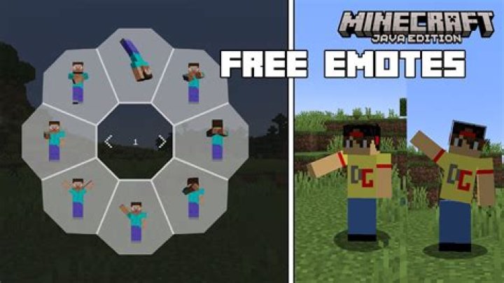 How to get emotes in minecraft java