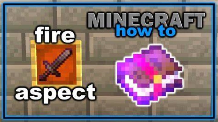 How to get fire aspect in minecraft