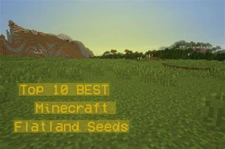 How to get flatland in minecraft