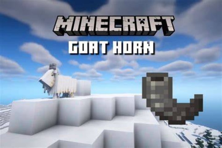 How to get goat horn in minecraft