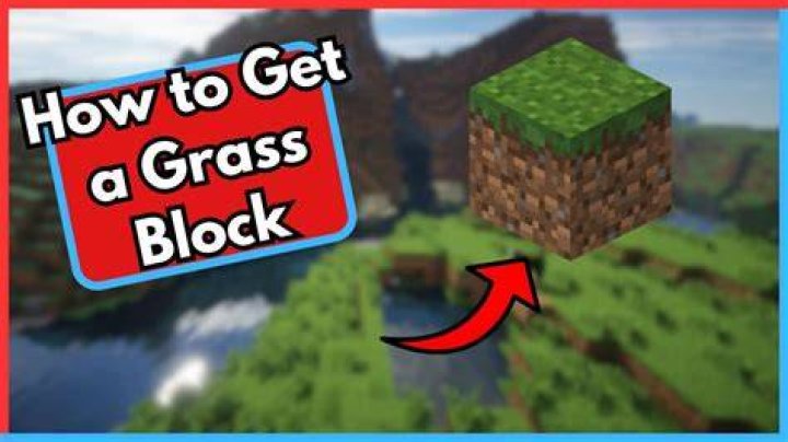 How to get grass block minecraft