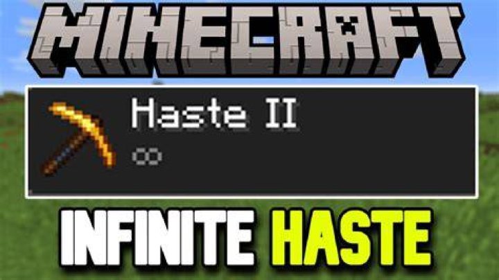How to get haste in minecraft