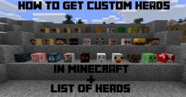 How to get heads in minecraft 1.14