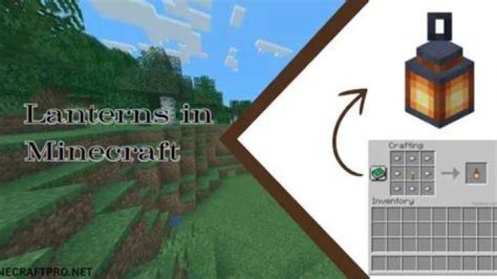 How to get lantern in minecraft