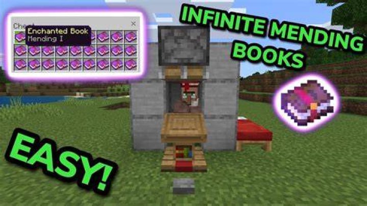 How to get mending book in minecraft