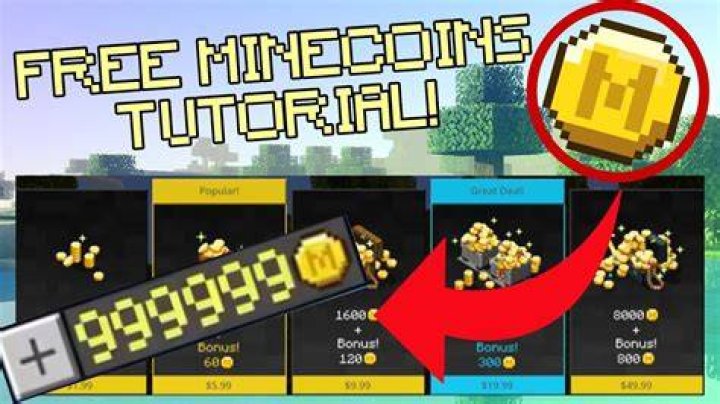 How to get minecraft coins for free