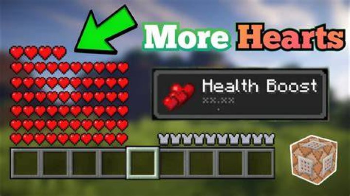 How to get more hearts in minecraft