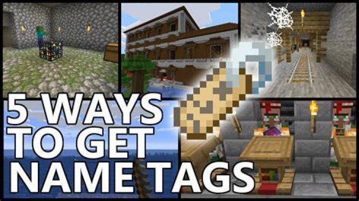 How to get name tags in minecraft