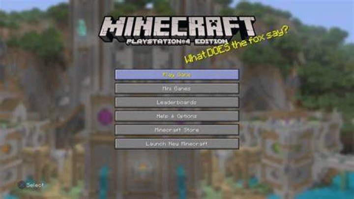 How to get old minecraft ps4