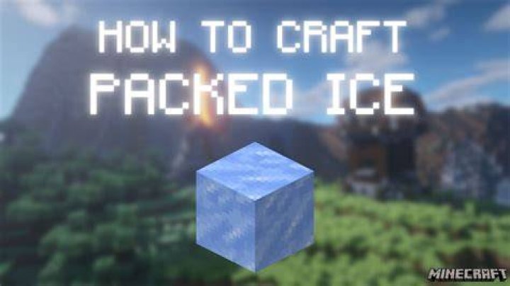 How to get packed ice in minecraft