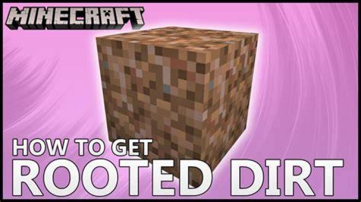 How to get rooted dirt in minecraft